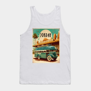 Jordan Vintage Travel Art Poster Tank Top